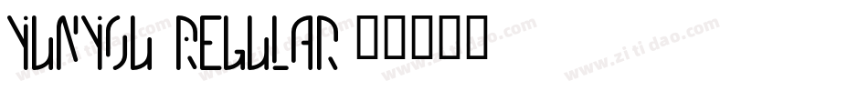YunYou Regular字体转换
